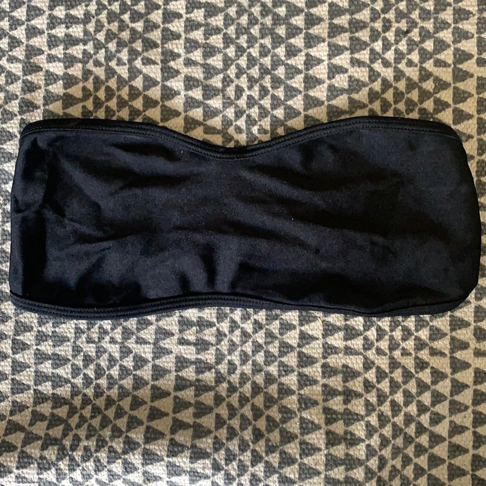 Black Bandeau Bikini Top!